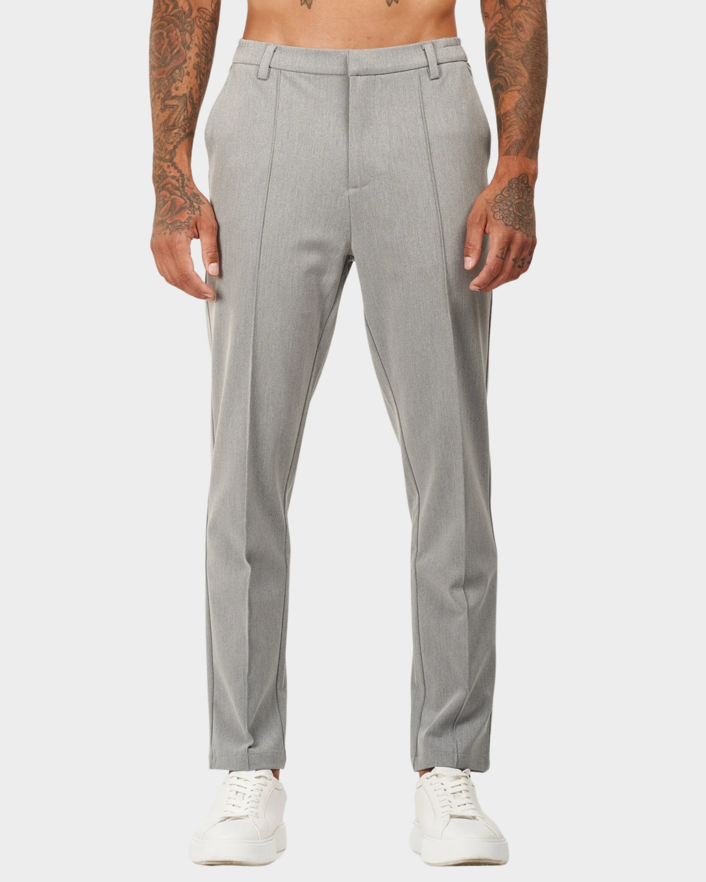 Pantalon de Costume Homme en Tailleur Capri [Tissu Premium]