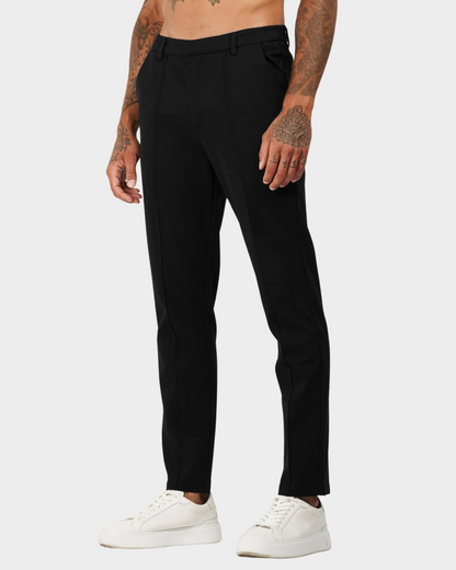 Pantalon de Costume Homme en Tailleur Capri [Tissu Premium]