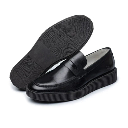 Chaussure Habillée Homme Mocassin en Cuir Véritable – Style Décontracté