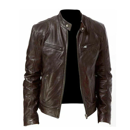 Veste en Cuir pour Homme Racer Bellvian - BL156