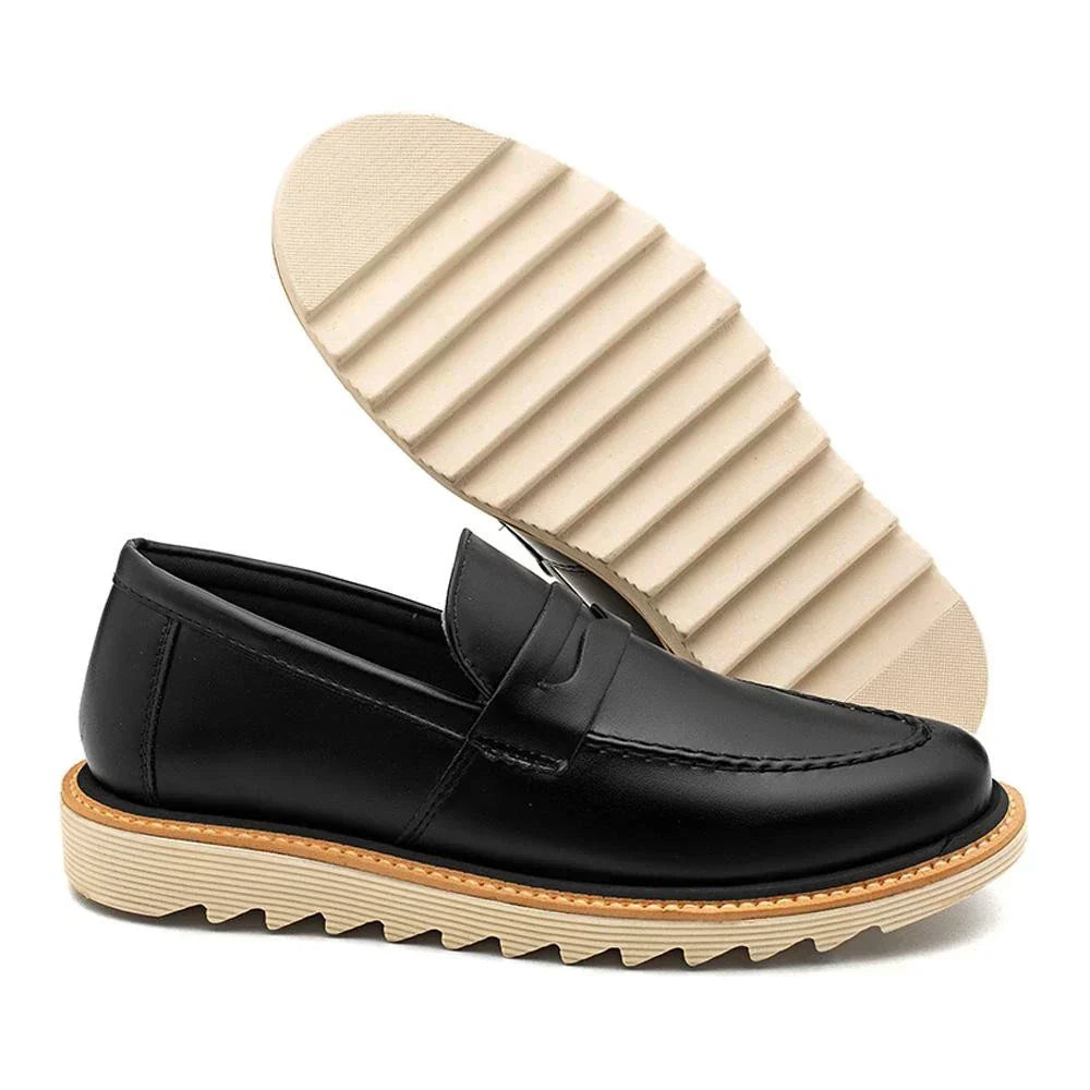Mocassin Décontracté Loafer à Semelle Crantée Confort Premium